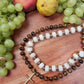 Conley Beaded Cross Necklace : Hypoallergenic and Water Resistant: Green