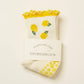 🍋 Lemon Ruffle Grip Sock, Pilates Socks