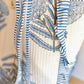 Blue Heron | Large Quilted Ruffle Tote Bag