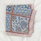 Eden botanical & Floral print Bandana Square Scarf: Pink