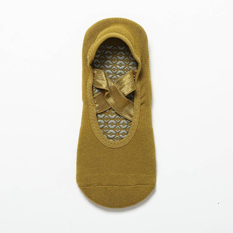 Berry Cross Grip Socks