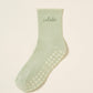 🧘🏼‍♀️ Inhale Exhale Grip Sock [Mint Green], Pilates Socks